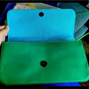 Stuart Weitzman green bag